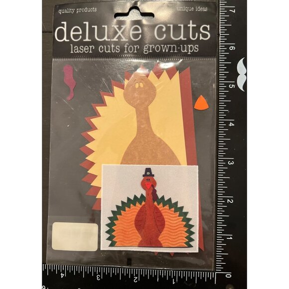 3-011 Deluxe Cuts Turkey Laser Cut For Grown-Ups Scrapbooking embelishment - Picture 1 of 2